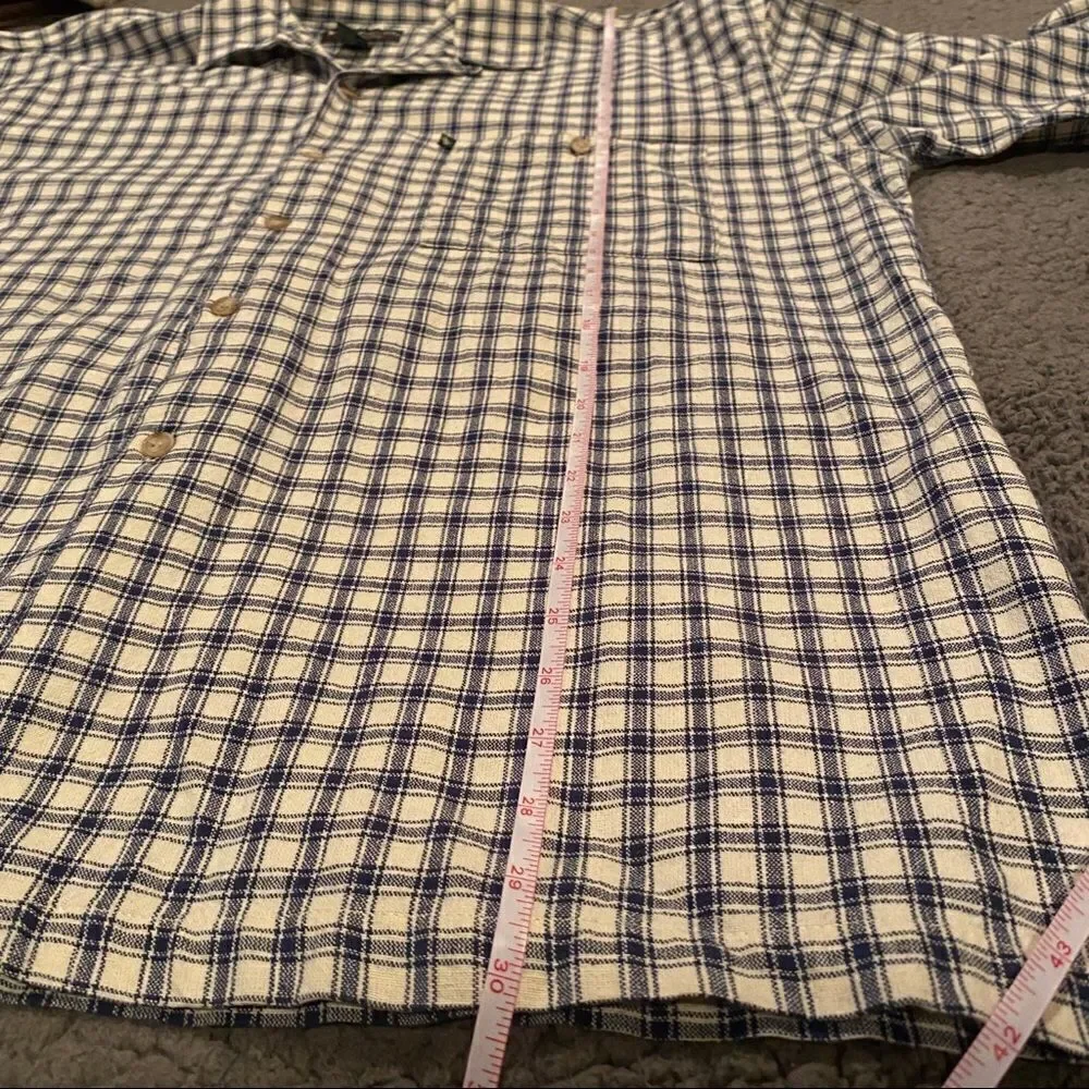 Burt Pulitzer XL Tall Plaid Shirt - Picture 5 of 9